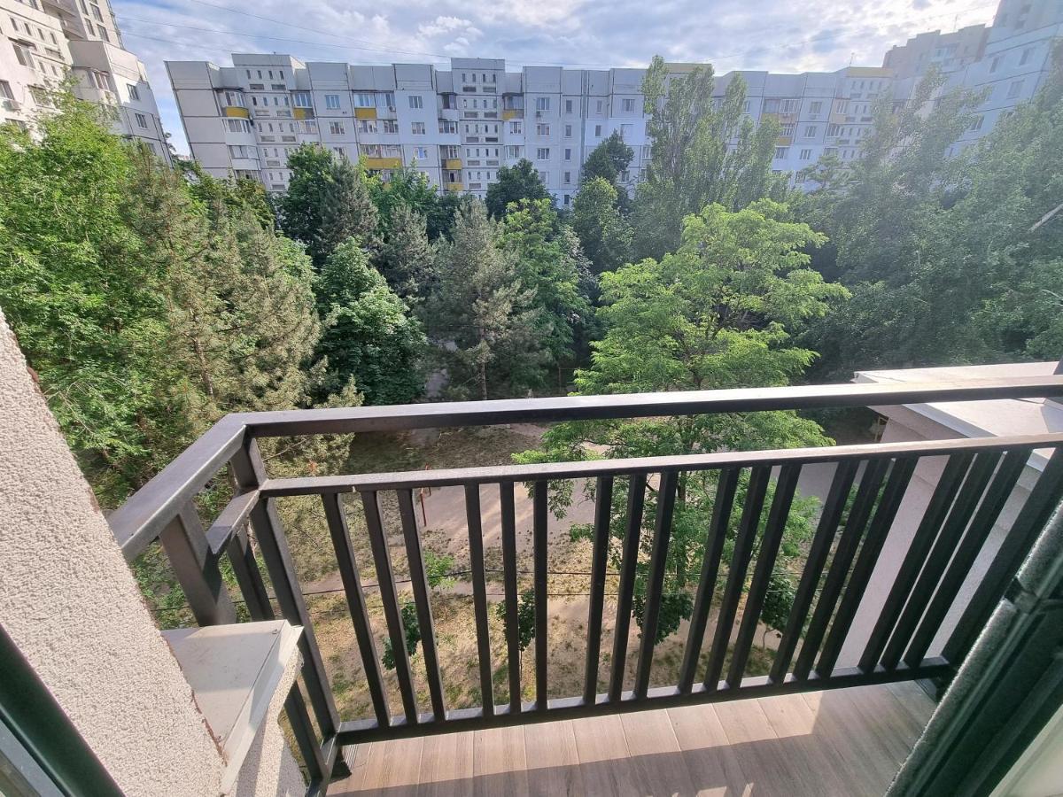 Center, Albisoara Str., 1Bedroom And Living With Balcony キシナウ エクステリア 写真
